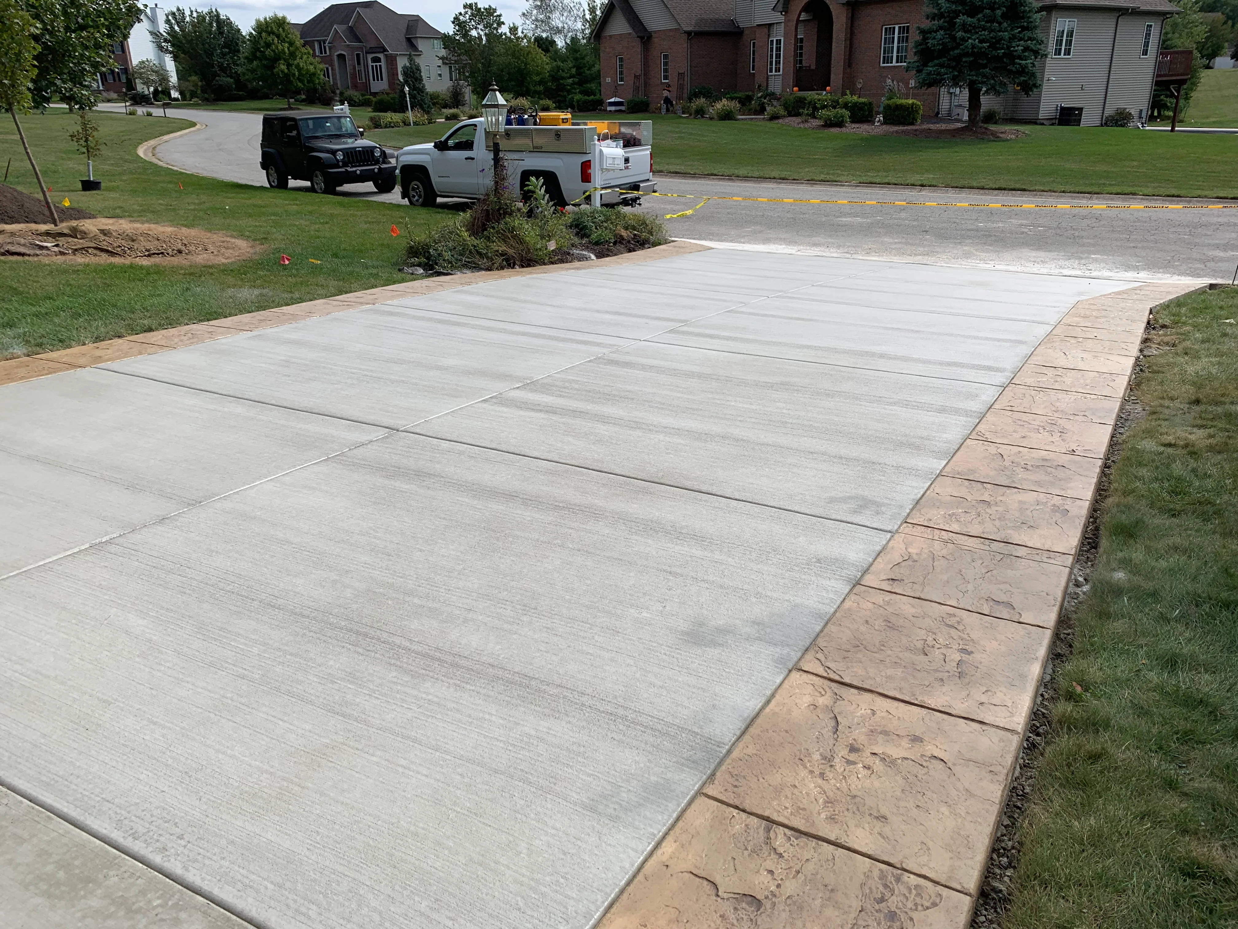 Concrete driveway replacement in Crown Point Indiana