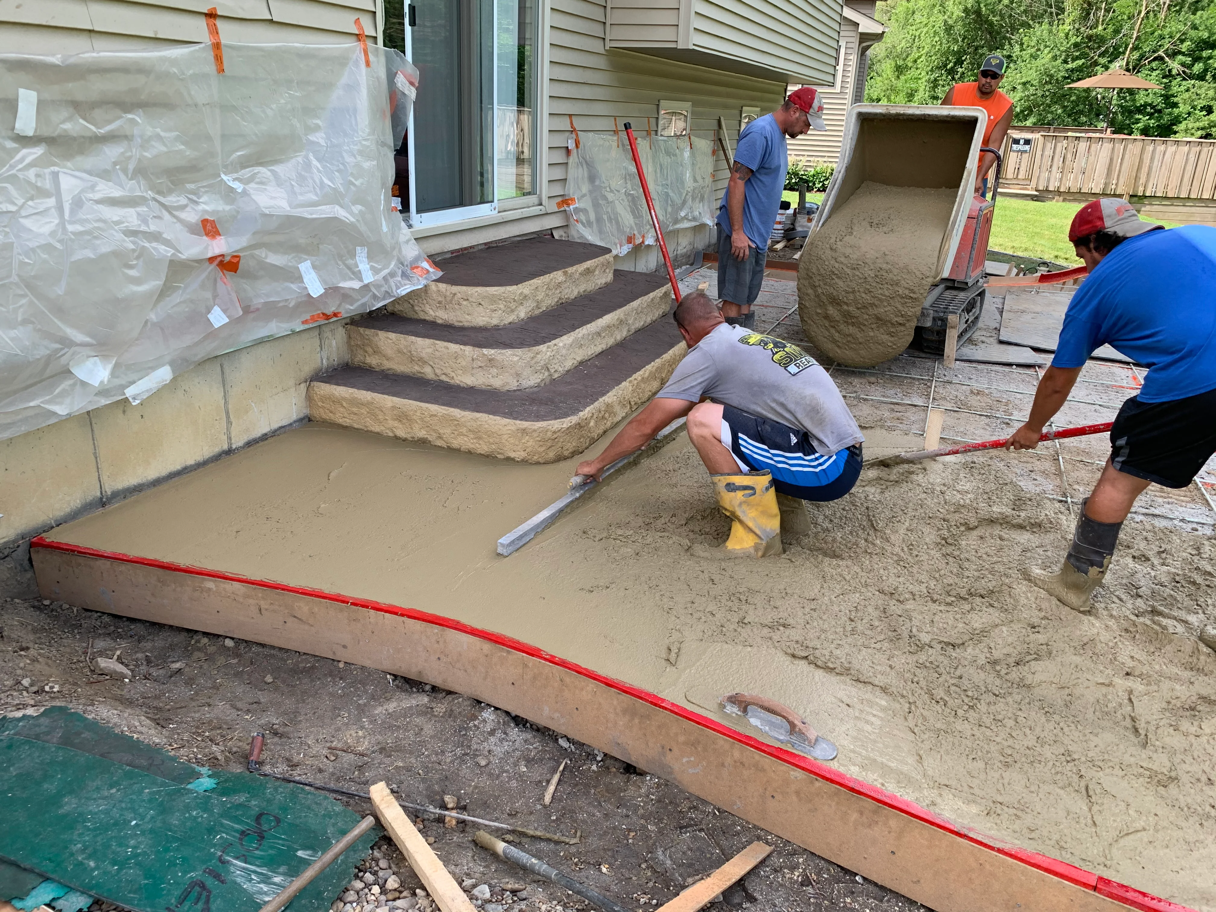 Hoosier Concrete Construction team ready to answer your questions about concrete services in Northwest Indiana